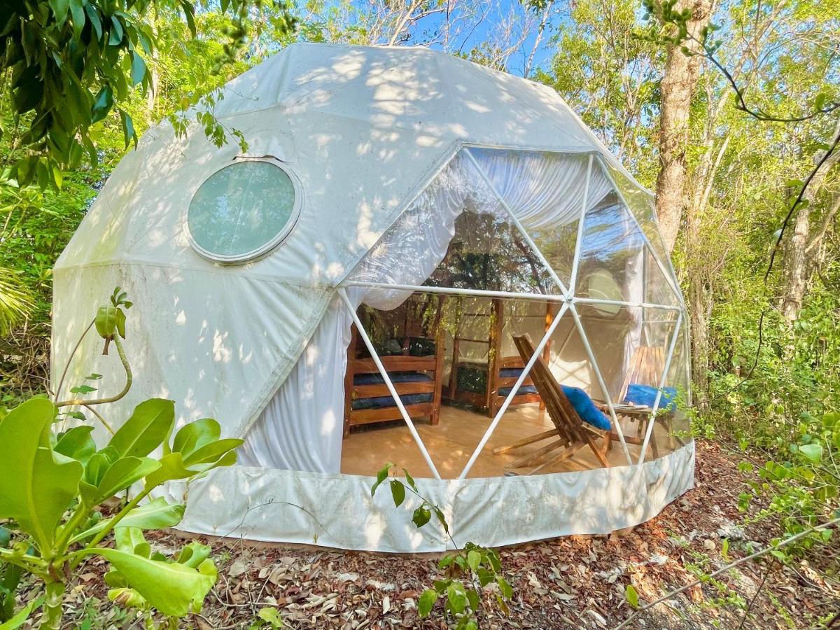 Ku Kuk Glamping Appartement Chemuyil Buitenkant foto