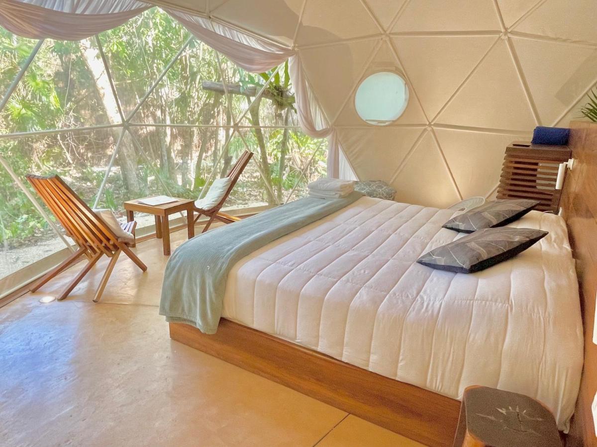 Ku Kuk Glamping Appartement Chemuyil Buitenkant foto